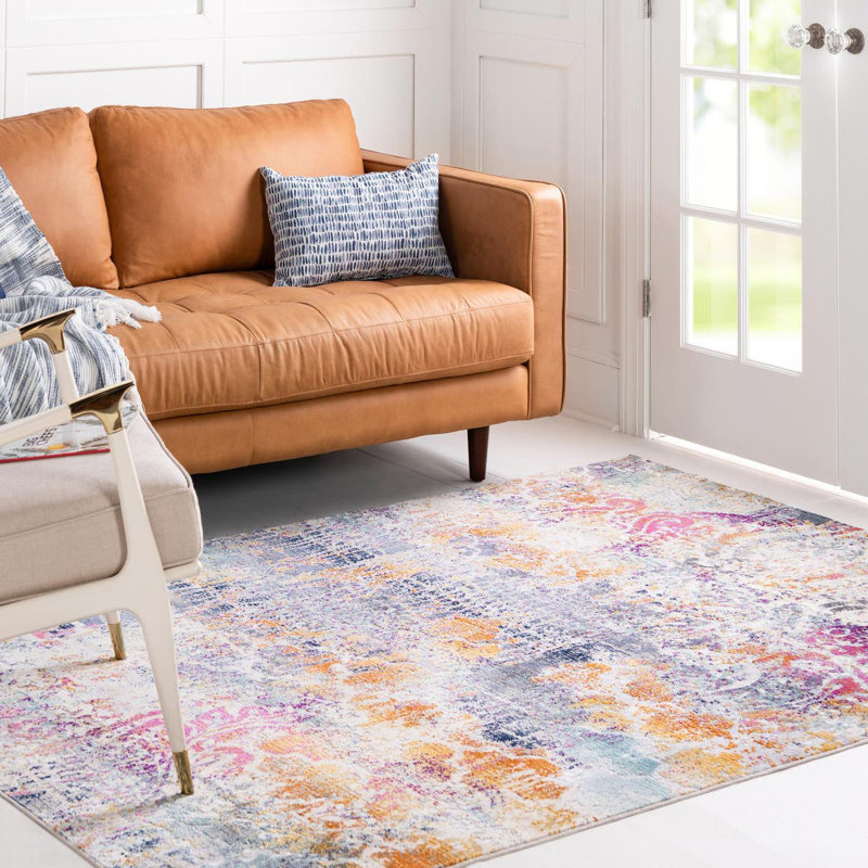 Abstract Indoor Rug, Rectangle 9' x 12'