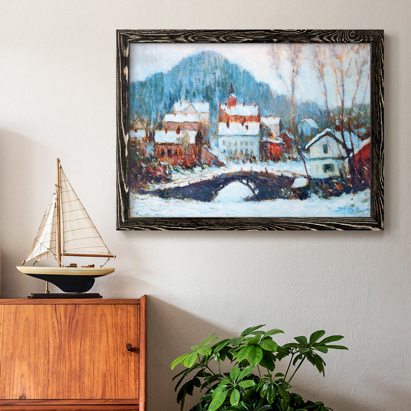 Sandviken, Norvège, 1895 02, reproduction d'art sur toile, Noir, H 14 po x l 20 po x P 1,5 po