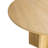 White Oak Veneer Round Pedestal Dining Table
