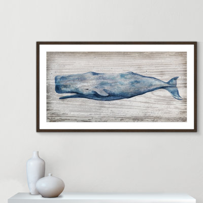 Brannen Blue Whale - Picture Frame Print