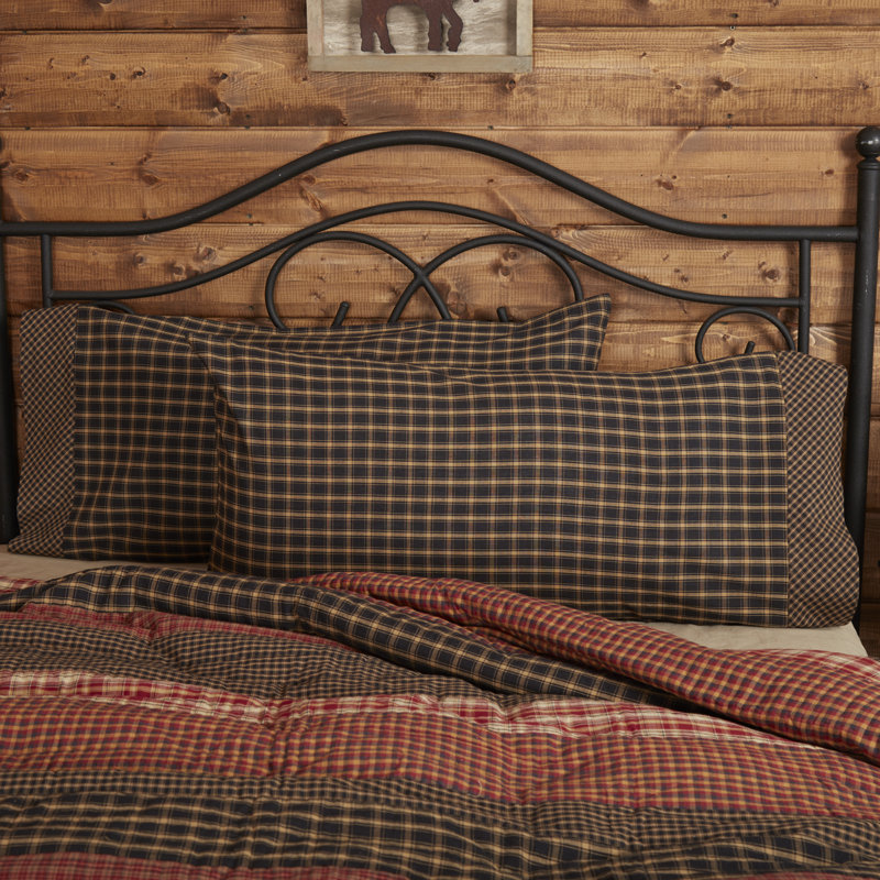 Beckham 100% Cotton Plaid - Set of 2, King