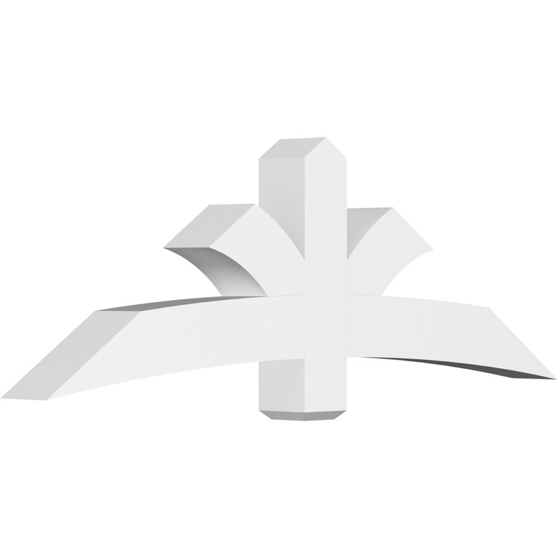 Support pour pignon Davenport, H 24 po x l 72 po (pas: 8/12), P 6 po x F 6 po, Signature uréthane