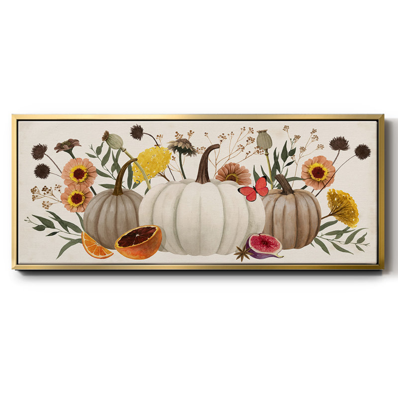 Harvest Time- Framed Canvas, 20" H x 50" W