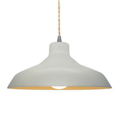 Fallon Ceramic Dimmable Pendant