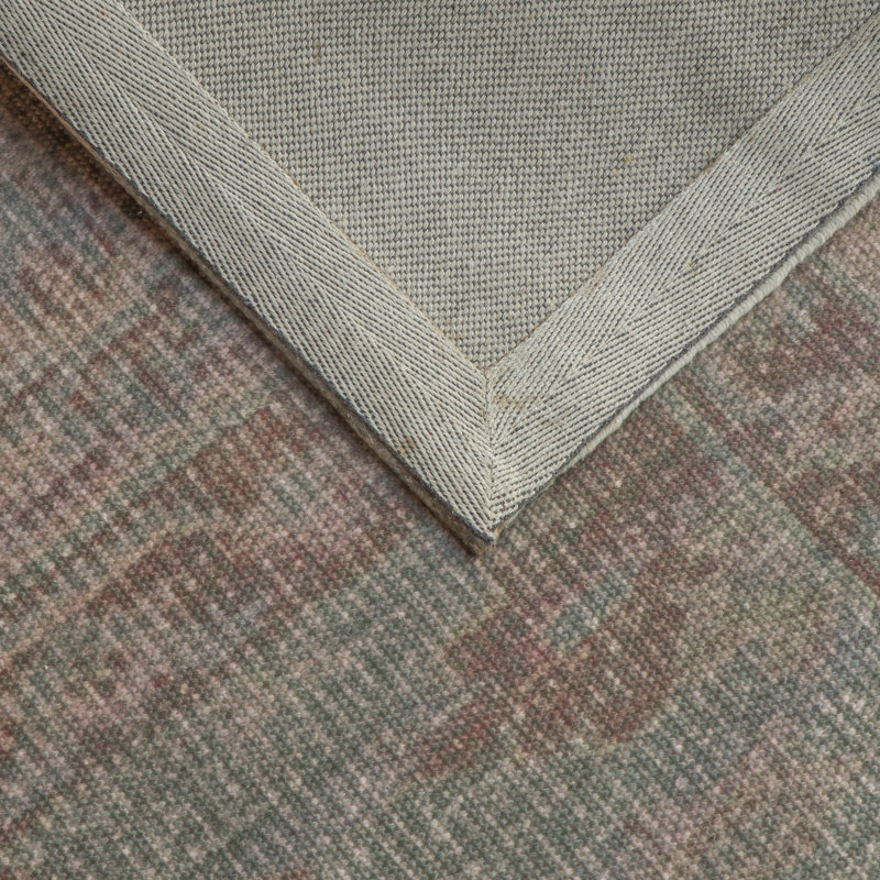 Tapis d'intérieur fait à la main gris élégant 9 pi x 12 pi Roni, 9 pi x 12 pi