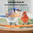 Birdfy Smart Bird Feeder Camera Solar Powered, Auto Capture Birds & Notify in Time, Bamboo Wood Bird Feeder Camera (Lite)