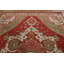 Tapis turc rouge Heriz Serapi noué à la main 9 x 12
