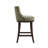 Lucia Modern Chenille Upholstered Bar Stool with Beech Wood Frame in Leaf Green-113050973-113050972