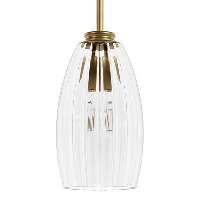 Jasmine Roth 1 - Light Luxe Gold Bell Pendant