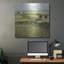  «Green Hills» par Allan Friedlander, art mural en métal, 36 po x 36 po