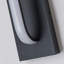 Minimalist Matted Black J-Hook Integrated LED Wall Sconce
