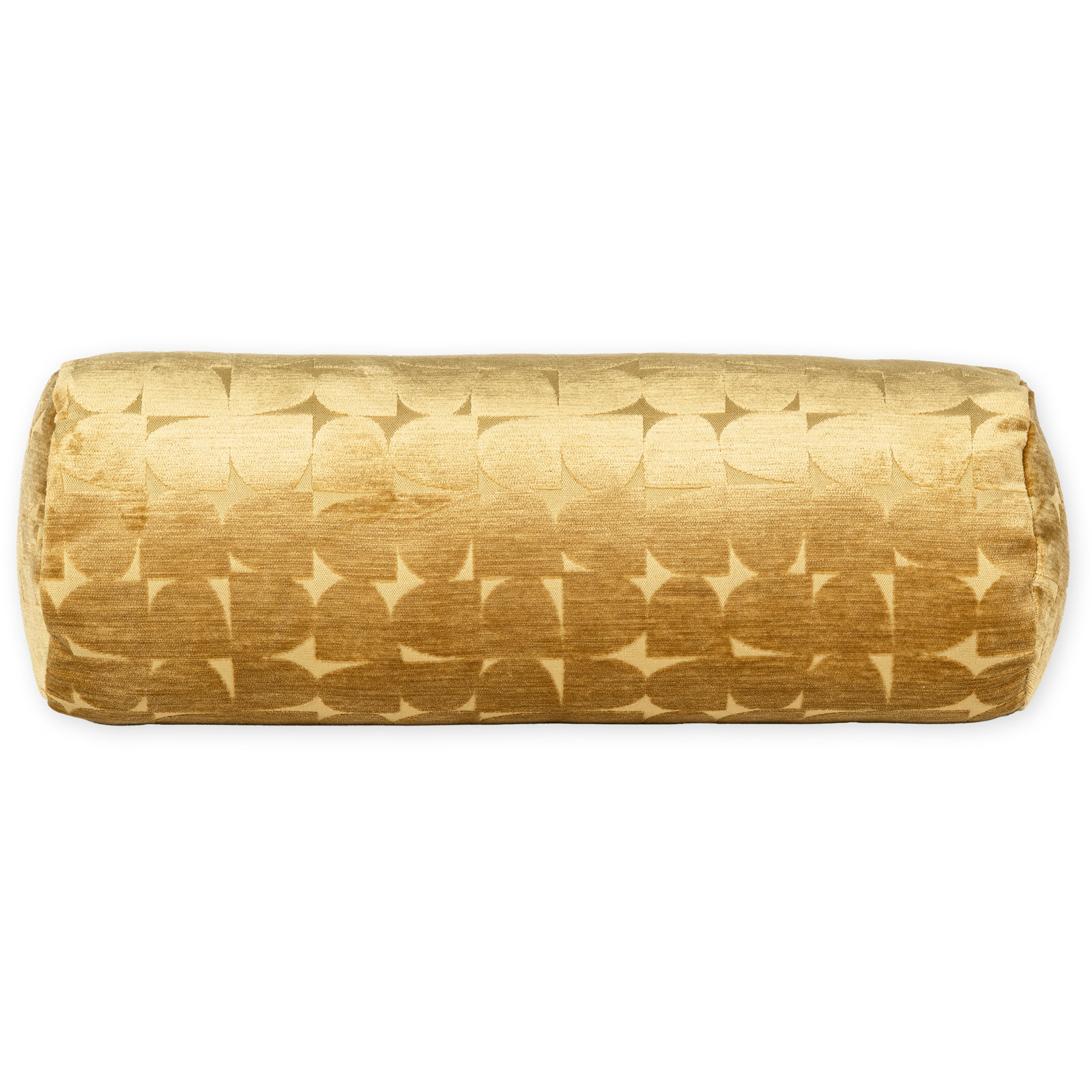 Gumdrop Throw Pillow, Yellow, Polyester, Bolster 21"H x 8"W