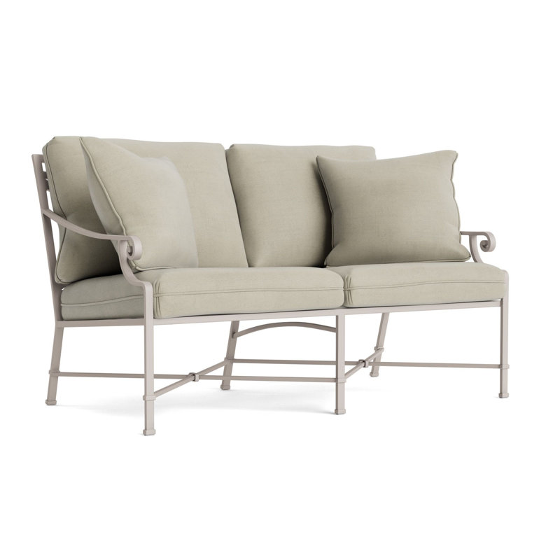 Venetian Outdoor 2 - Seat Loveseat, Dove, Fusion Charcoal