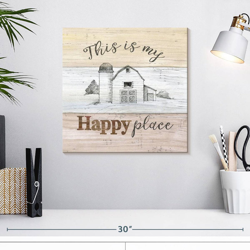 Khylige Farmhouse I Wall Sign, 16" H x 16" W