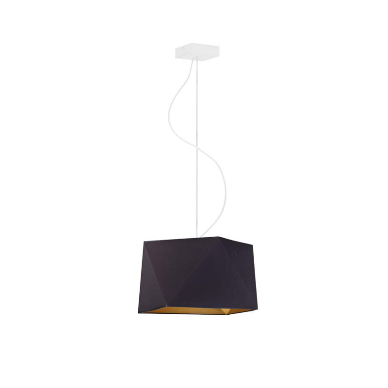 Russel 1 - Light Unique/Statement Pendant, Matte White, Black