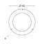 Moon 2 Light Flush Mount-38328869