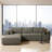 Boneless 112"W 2-Piece Upholstered Sectional-1285852327