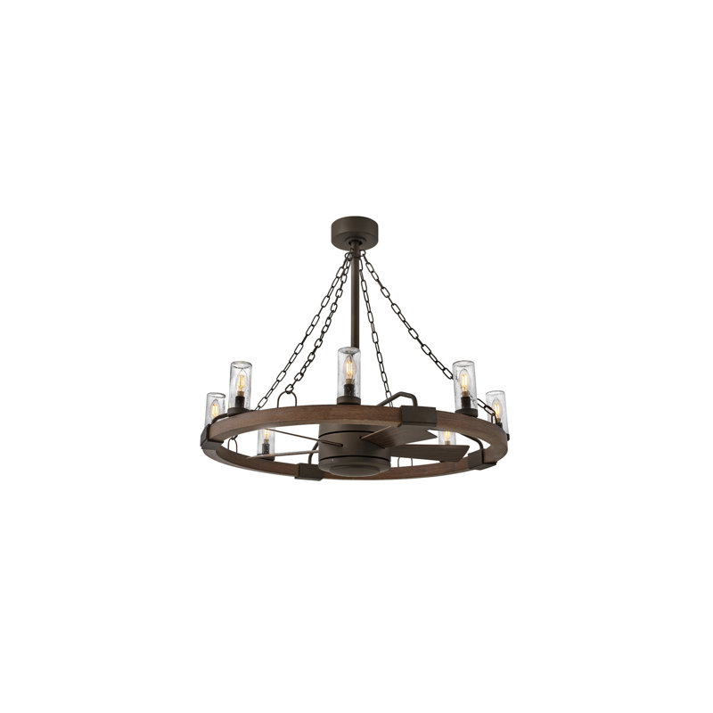 Sawyer 36" With 28" LED Fan, Metallic Matte Bronze, Sequoia