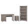 Huckins 3 Computer Desk Office Set