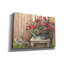 «Aanyla Geraniums On Chair on Canvas» par Carol Rowan, reproduction-113134397