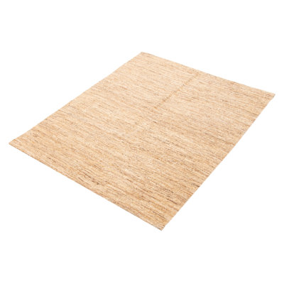 Natural Tan Tapestry Kilim 5'1" x 6'7"