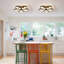 5 - Light 30cm Acrylic LED Flush Mount