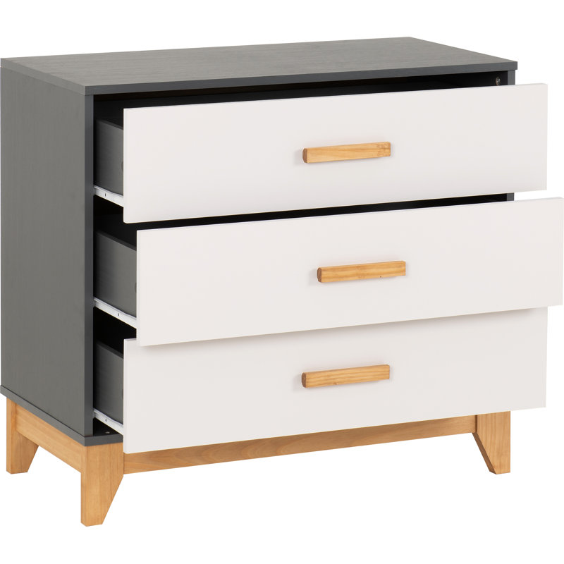 Veronica 80cm W 3 - Drawer Chest of Drawers