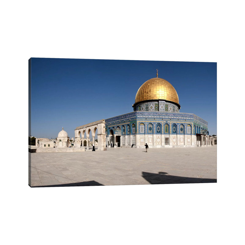 Town Square, Dome Of The Rock, Temple Mount, Jerusalem, Israel #2 - Wrapped Canvas Print, 66.04 cm H x 45.72 cm W x 1.91 cm D