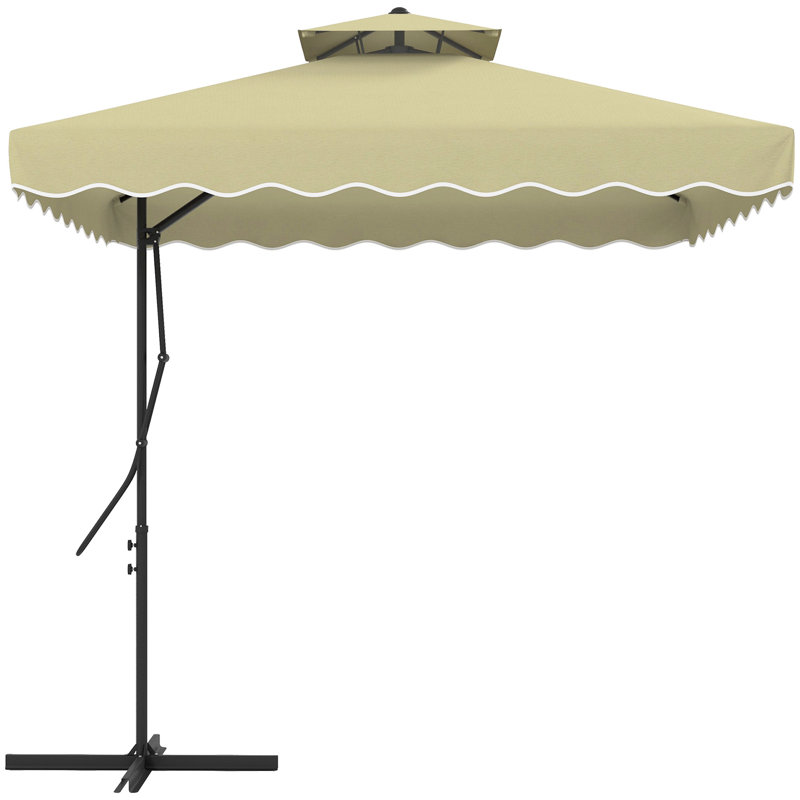 Bricelynn 243cm Cantilever Parasol, Beige