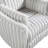 Luxurious Corduroy Upholstered Swivel Glider Reclining Chair With Matching Pillows For Modern Living Rooms