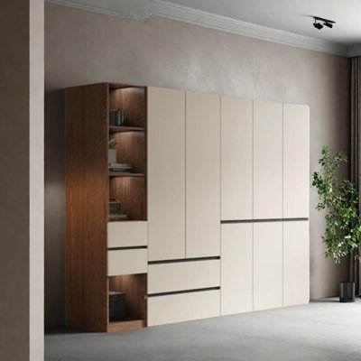 Simple Solid Color Wardrobe