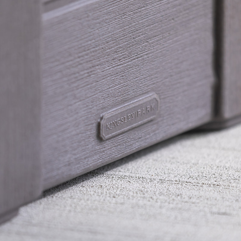 Lakewood Dark Cedar Resin Square Self-Watering Planter Box