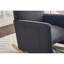Chaise berçante en coton et lin avec repose-pieds réglable-1902036976