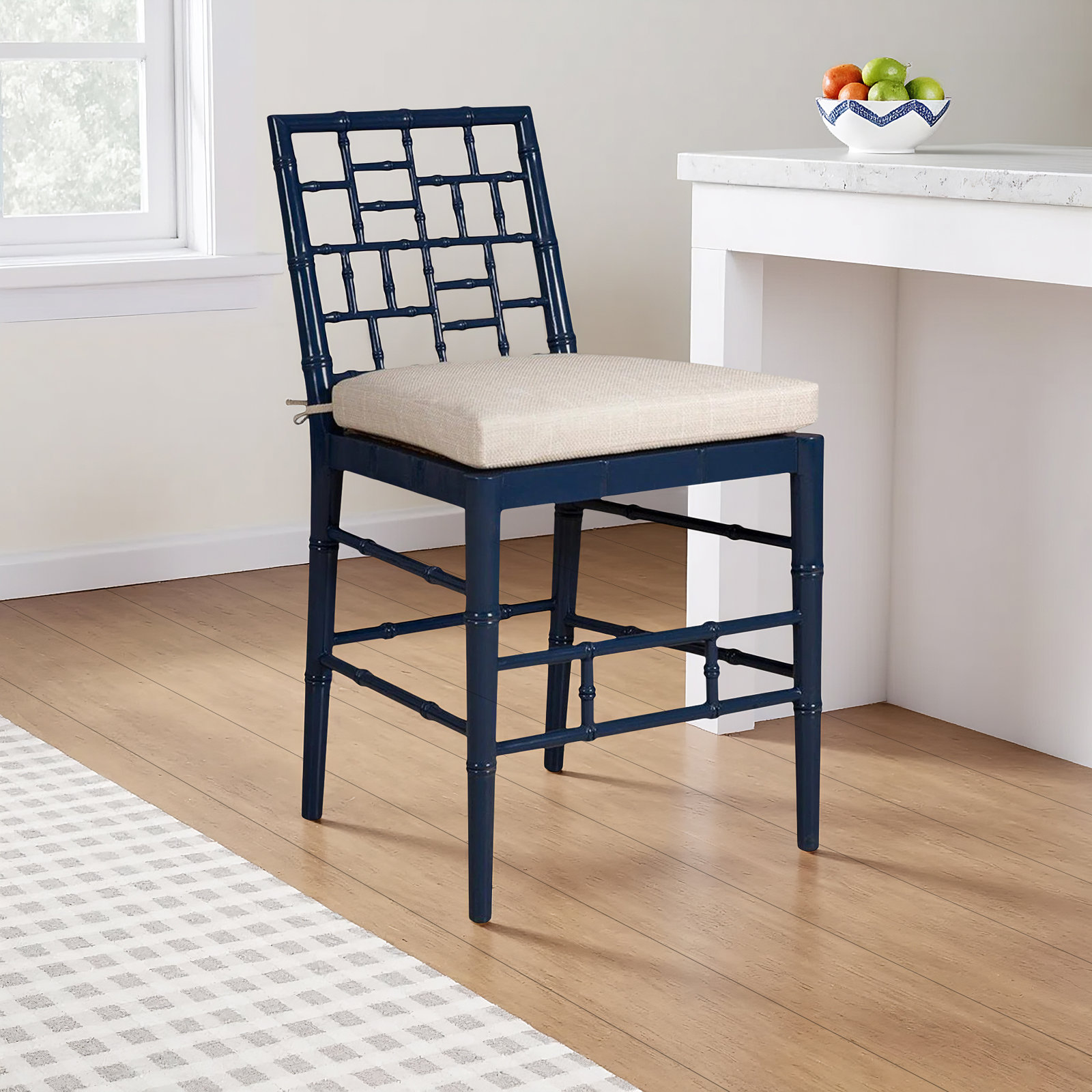 Chauntelle Bar and Counter Stool, Black, Counter Stool (25” Seat Height)