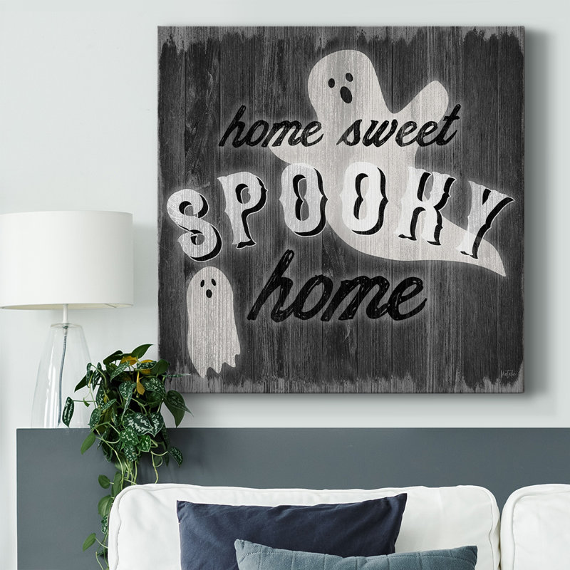 Toile tendue Spooky Ghost-Gallery, H 8 po x l 8 po x P 1,5 po