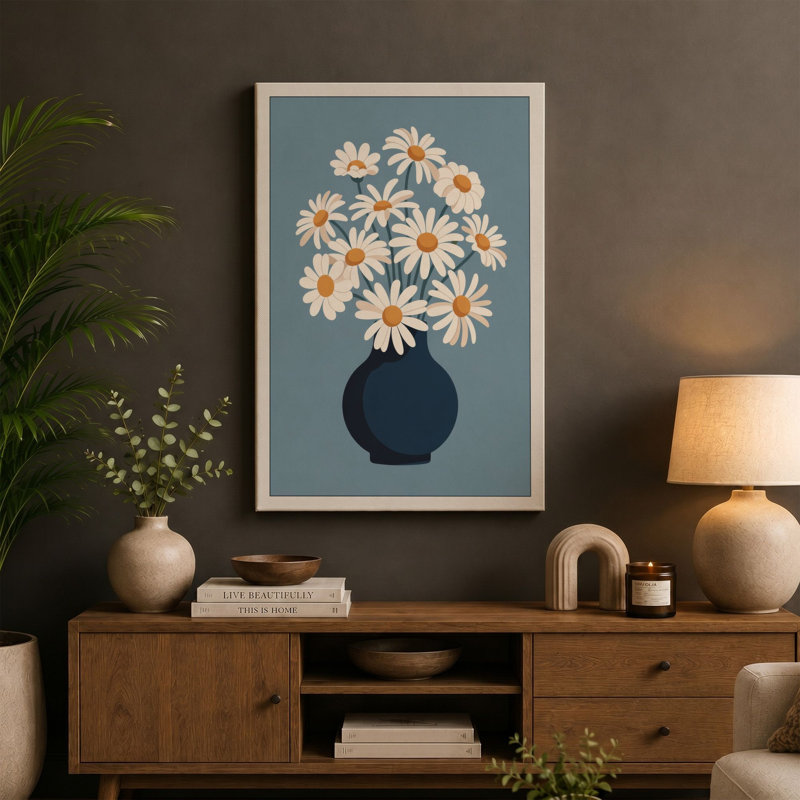 Print, 24x16 - 61.0 x 40.6 cm, Teal Border