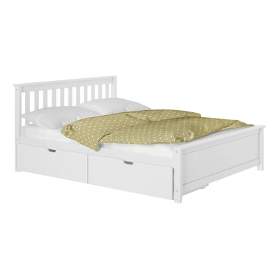 Haddon Solid Wood Slat Storage Bed