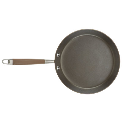 Anolon Advanced Home Hard Anodized Nonstick Crepe / Pancake Pan, 9.5 Inch