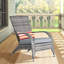 Chaise Adirondack d'extérieur en osier / rotin Pahoua