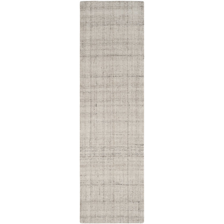 Mcentee Handmade Tufted Light Gray Area Rug