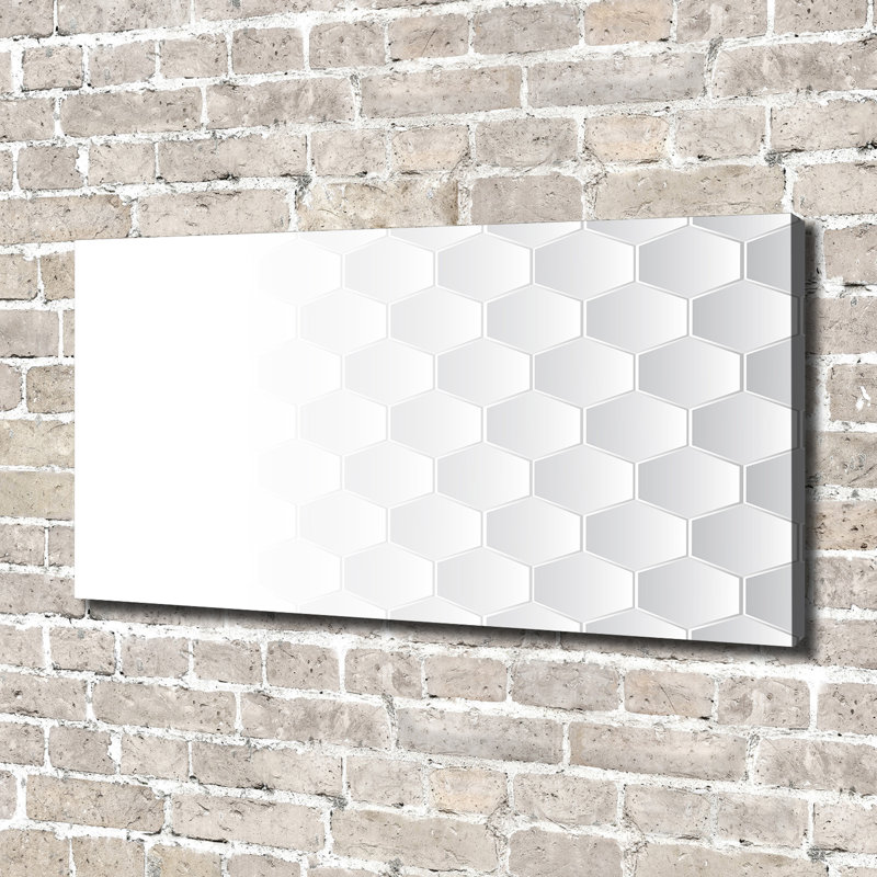 Hexagons Background - Wrapped Canvas Print