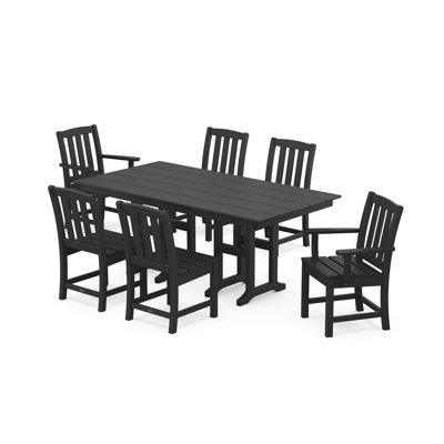 Cape Cod 7-Piece Farmhouse Dining Set -  Trex Outdoor, TXS2025-1-CB