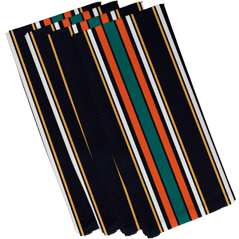Ensemble de serviettes 4 pièces Alissiya, Orangé