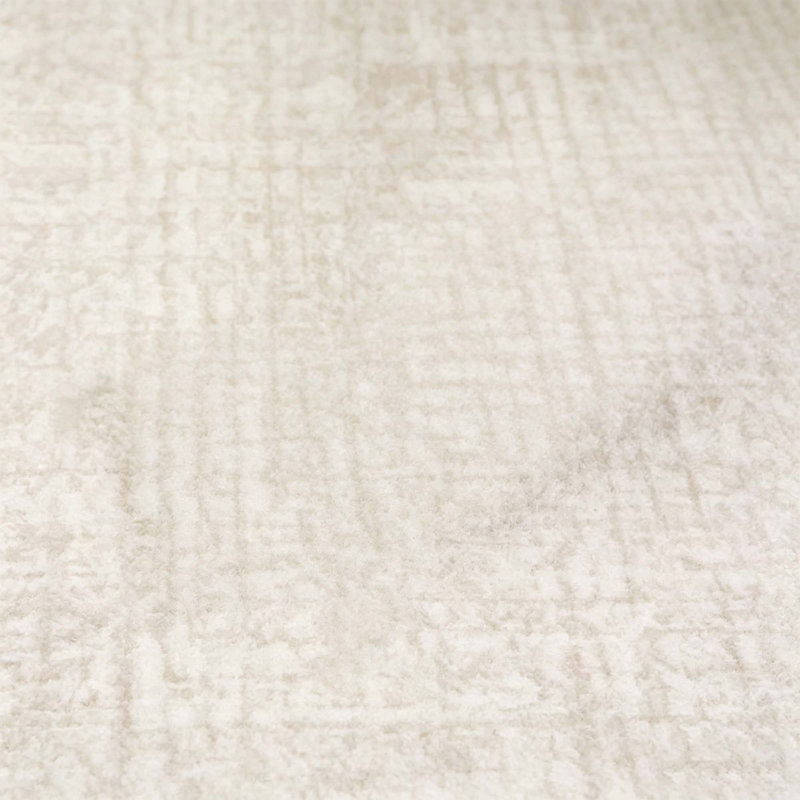 Tapis uni uni, tapis lavable à la machine pour le salon et la chambre à coucher, Beige, Rectangle 9' x 12'