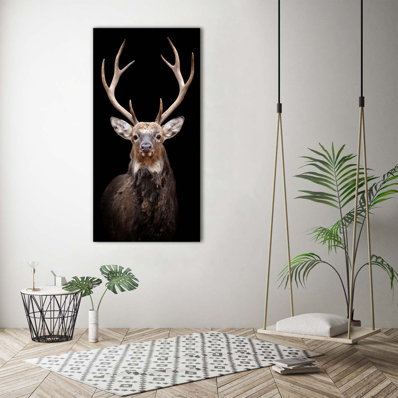Deer - Wrapped Canvas Print