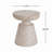 Outdoor/Indoor Lightweight Concrete Side Table