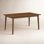 59" Extendable Walnut Dining Table