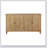 59 Inch Brown Accent Cabinet With 4 Doors, Spacious Storage For Entryway, Living Room, And Dining Room