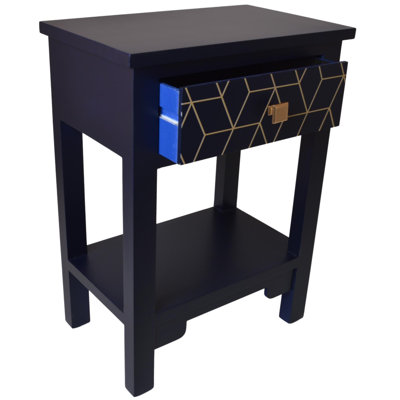 Smeltertown 48 cm W Bedside Table