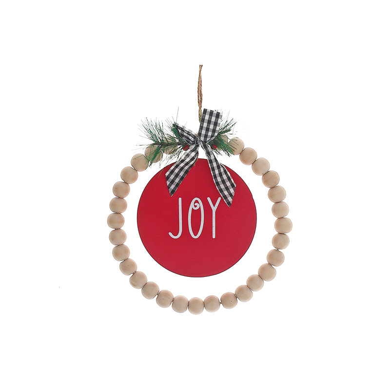6'' Wood Holiday Shaped Ornament